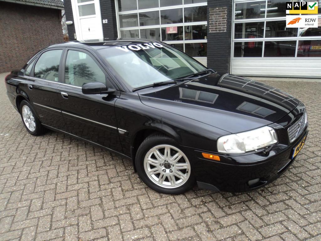 Volvo S80 2.4 Elite, Zwart, Bedrijf, 2435 cc, 1523 kg