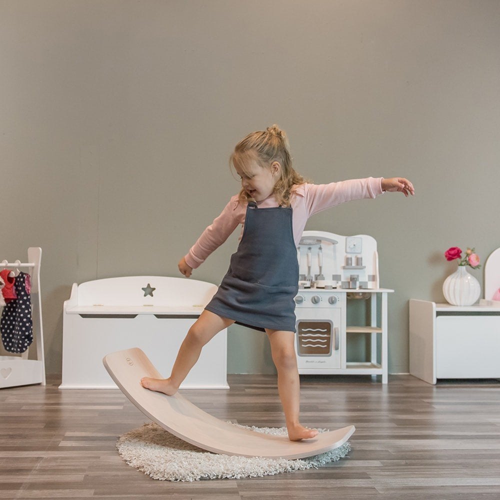 Nog zeer netjes houten balance board van Bandits and Angels, Kinderen en Baby's, Speelgoed | Houten speelgoed, Ophalen of Verzenden