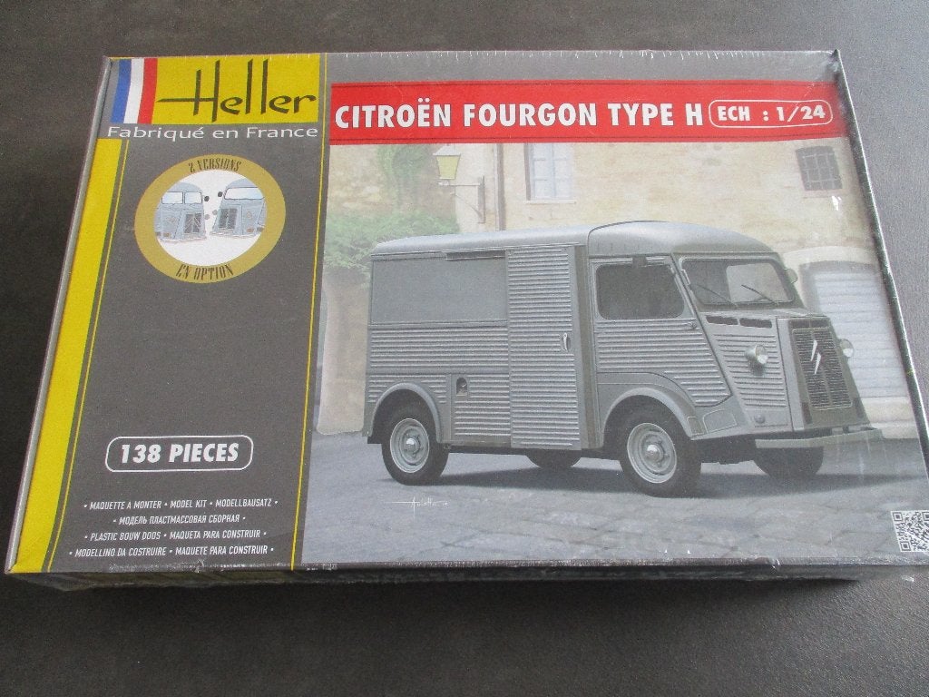 Heller Citroen Fourgon type H, Overige merken, Auto, Groter dan 1:32, Ophalen of Verzenden