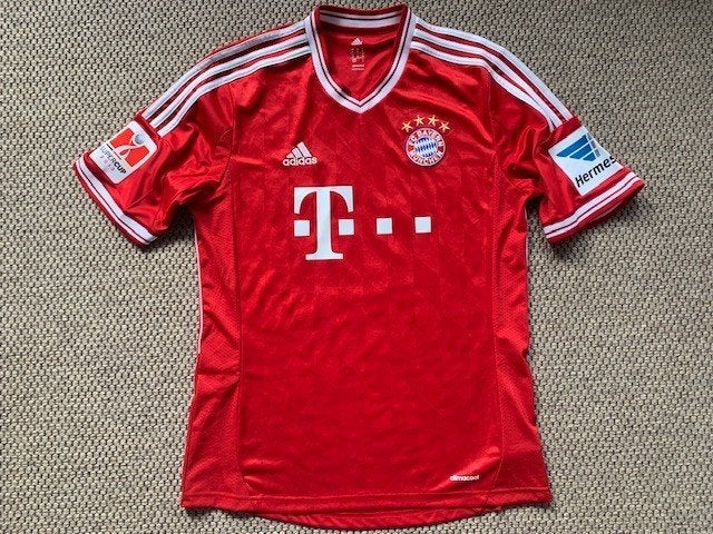 Matchworn Bayern Munchen shirt Thiago Supercup 2013, Maat XL, Ophalen of Verzenden, Zo goed als nieuw, Shirt