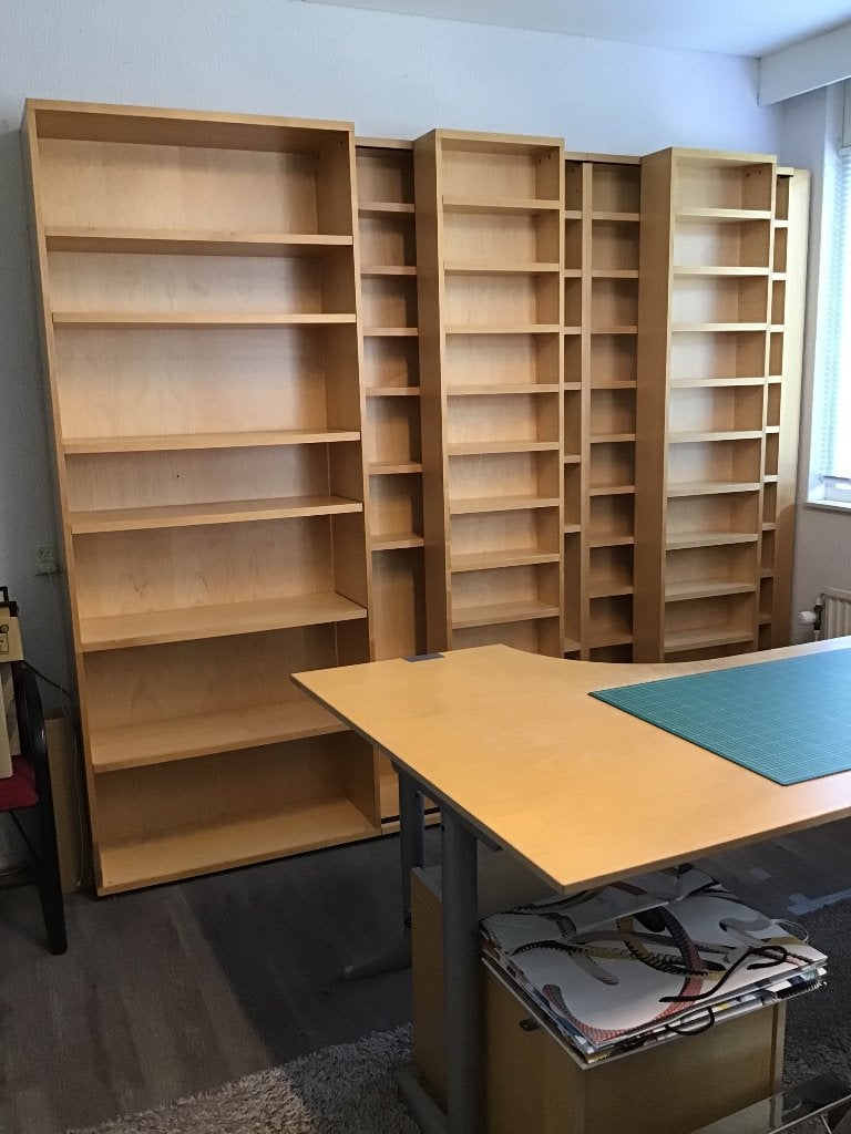 Literatura boekenkast, Ophalen, Met plank(en), Gebruikt, 200 cm of meer