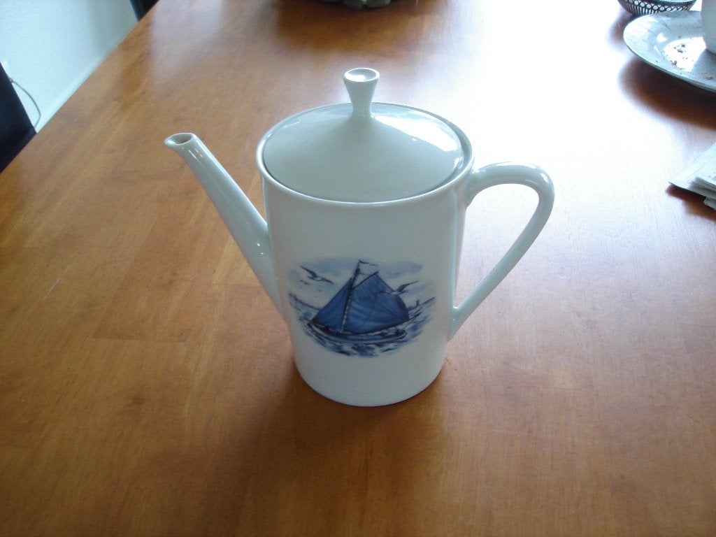 Vintage koffie/theepot!, Gebruikt, Overige merken, Vintage, Ophalen of Verzenden