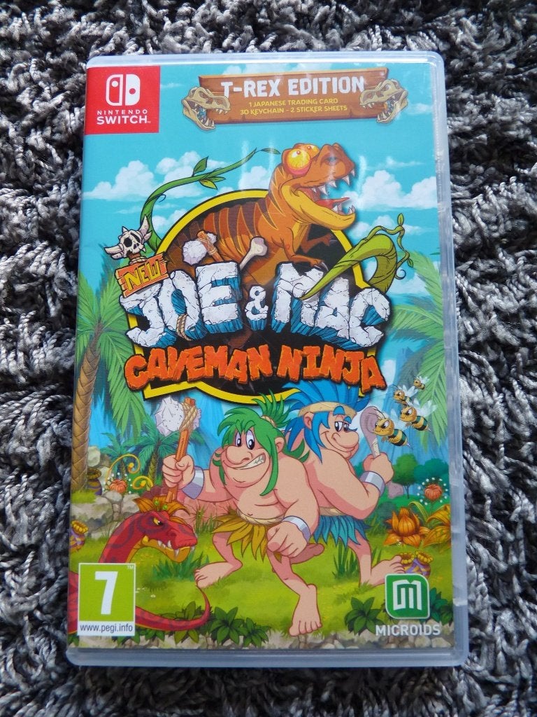 Joe & Mac Caveman Ninja T-Rex Edition Nintendo Switch 1&2, Avontuur en Actie, 1 speler, Ophalen of Verzenden, Zo goed als nieuw