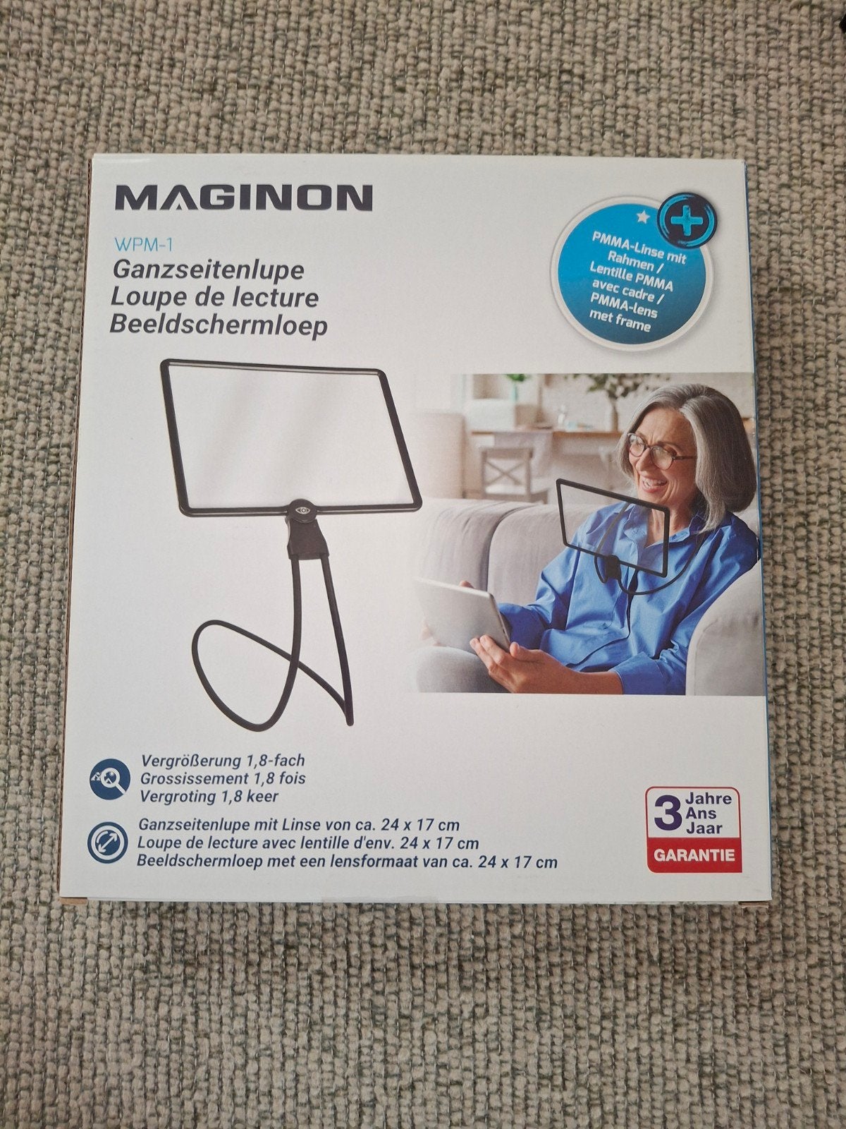 Maginon WPM-1 Beeldschermloep - Nieuw, Ophalen of Verzenden, Nieuw, Vergrootglas of Loep