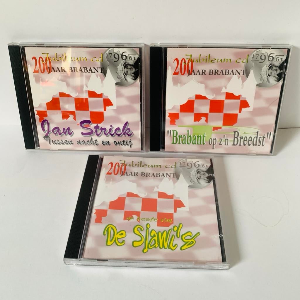 Jubileum CD 200 Jaar Brabant 1996  - Jan Strick, De Sjawi's, Ophalen of Verzenden, Zo goed als nieuw, Streekmuziek