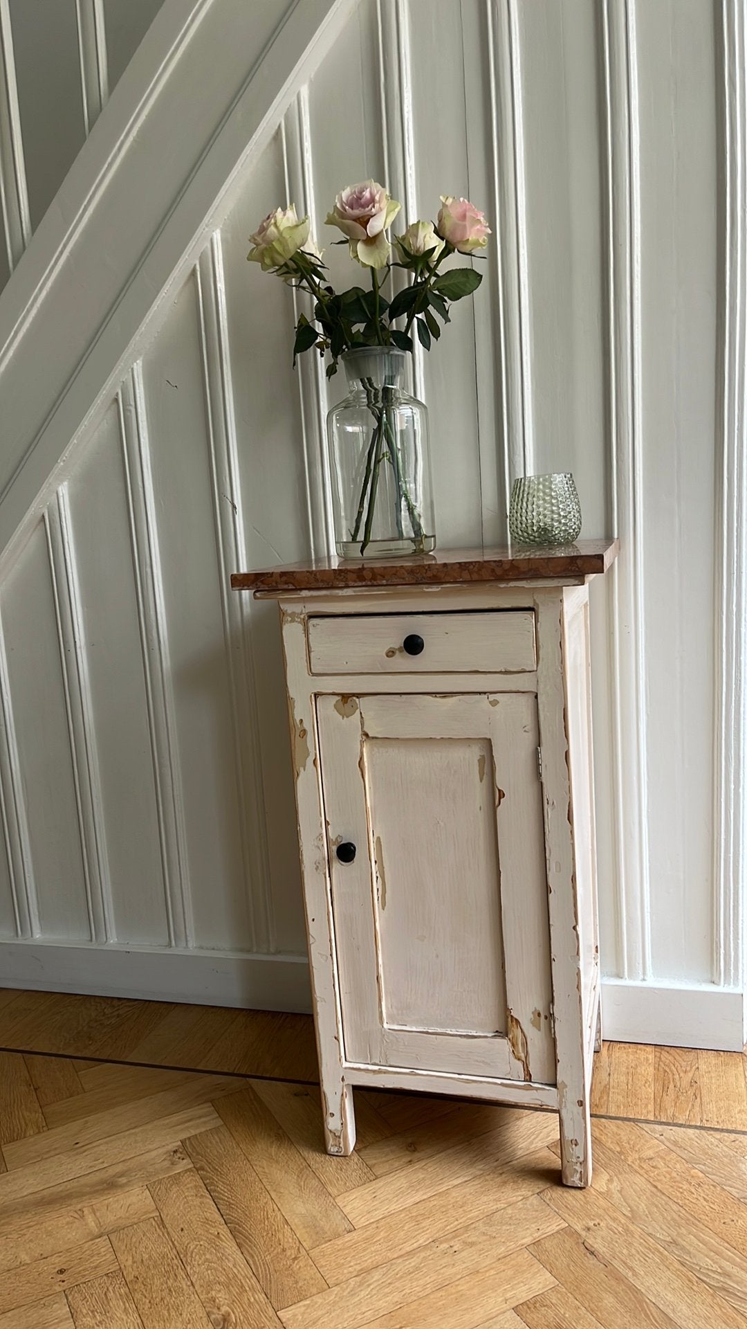 Nachtkastje halkastje kastje vintage, Ophalen of Verzenden, Zo goed als nieuw, Minder dan 45 cm, 70 cm of meer