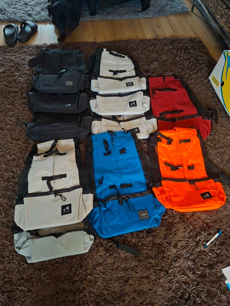 Hondenrugzak alle kleuren, Dieren en Toebehoren, Ophalen of Verzenden, Nieuw