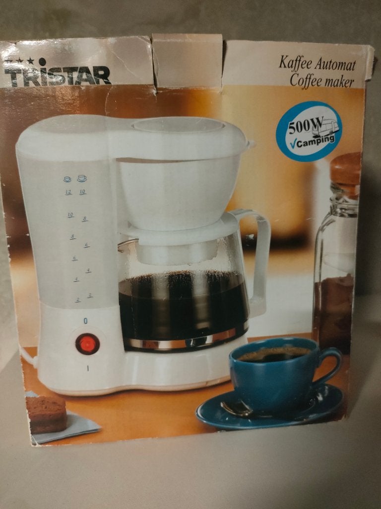 Koffiezetapparaat klein camping, Ophalen