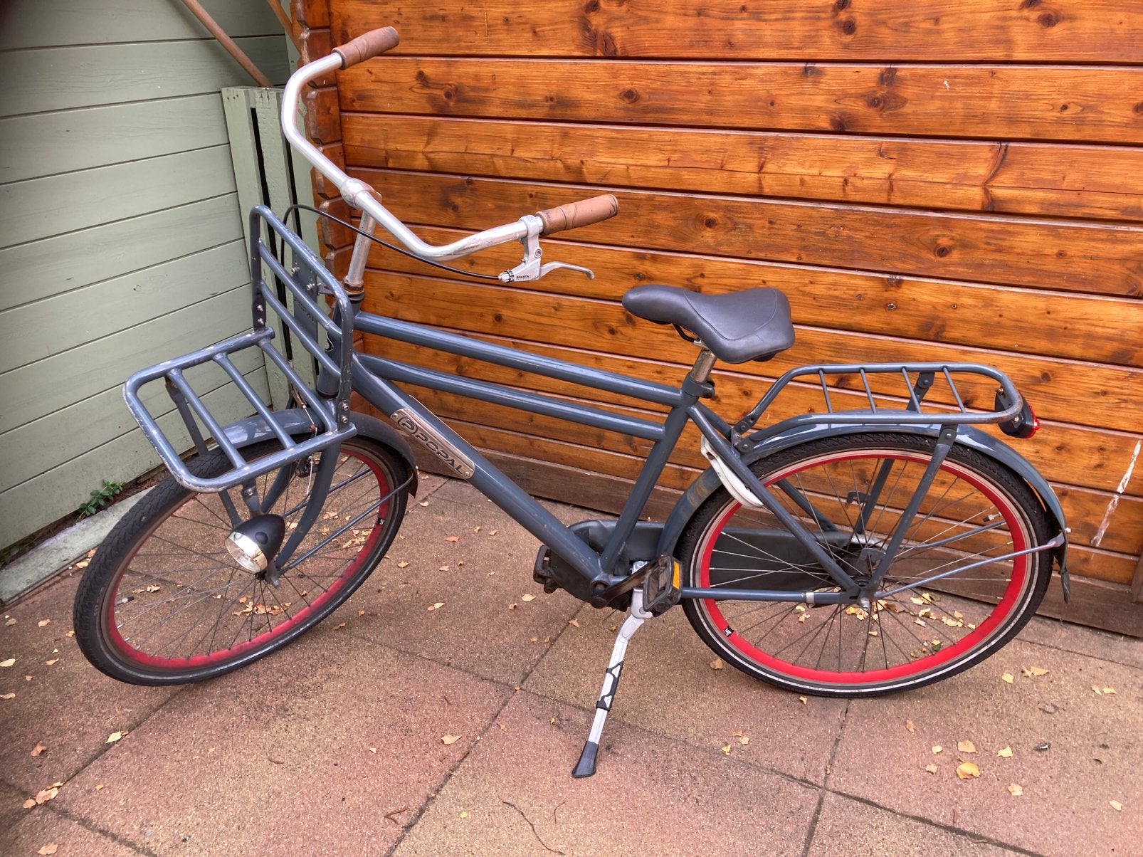 26 inch Popal jongens fiets te koop, Terugtraprem, Gebruikt, Handrem, Ophalen
