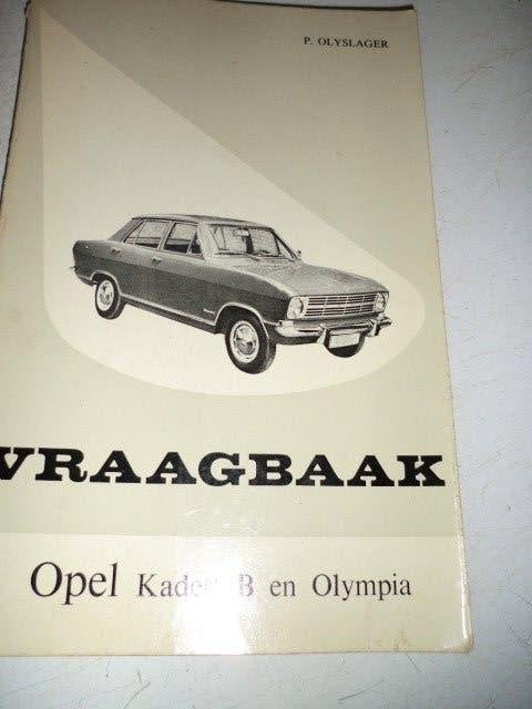 vraagbaak opel kadett B en olympia, Ophalen of Verzenden