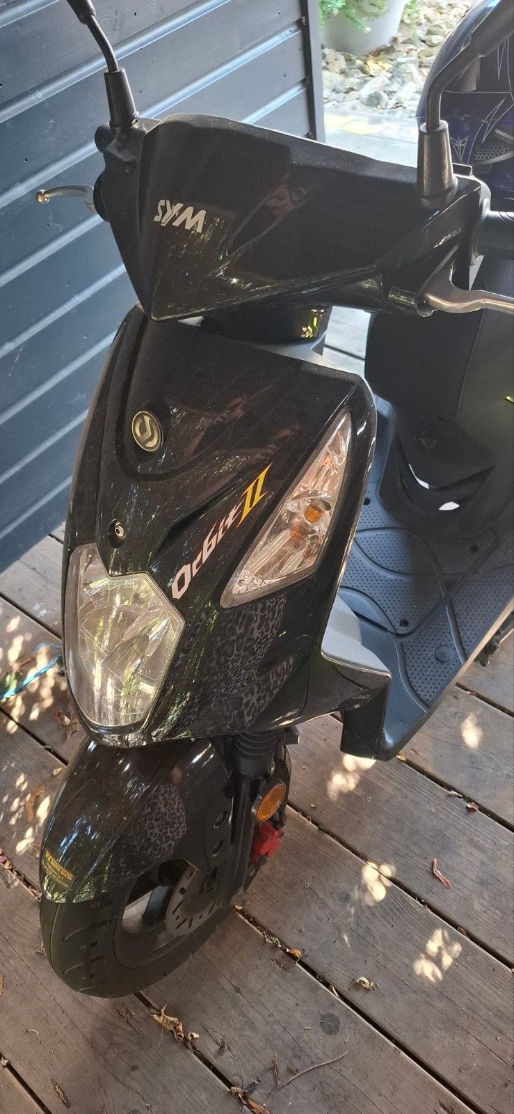 SYM Orbit II Scooter - Zwart geel kenteken, Ophalen, Gebruikt, Benzine, Orbit