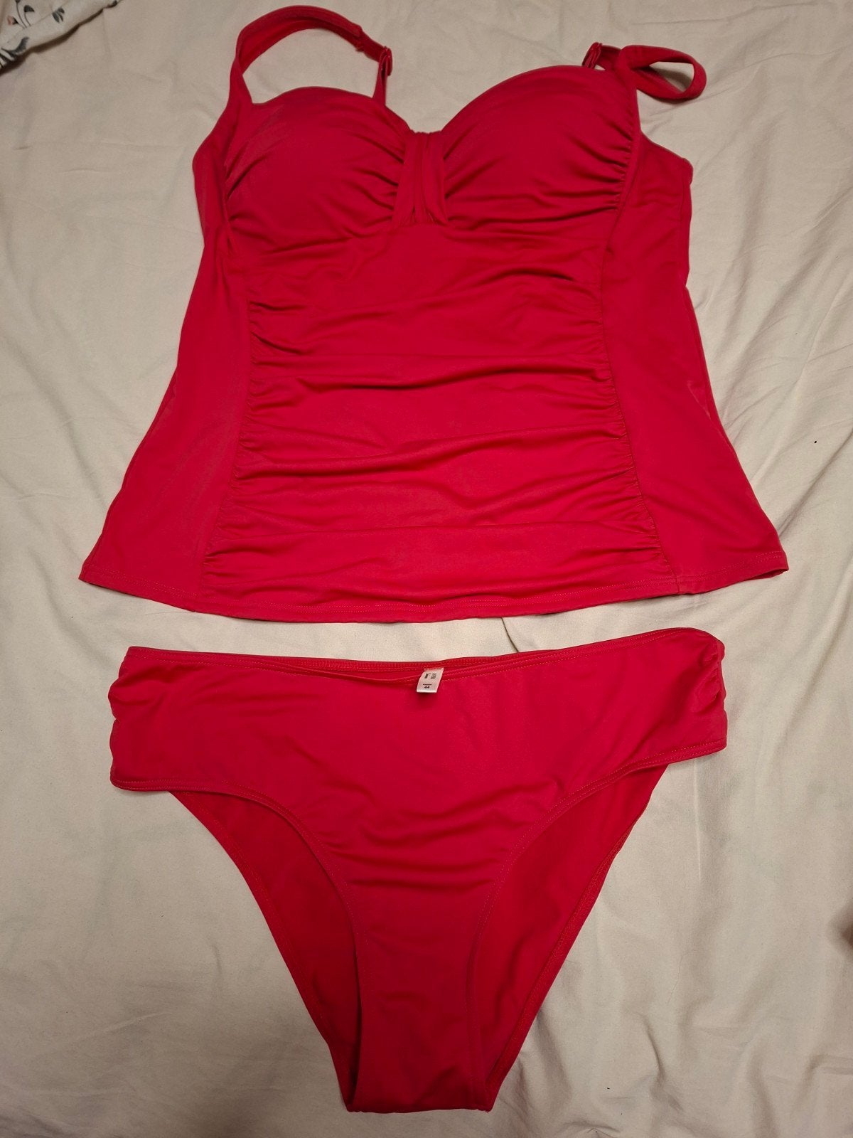 Livera tankini maat 44/46D/E, Kleding | Dames, Overige typen, Ophalen of Verzenden, Zo goed als nieuw, Rood
