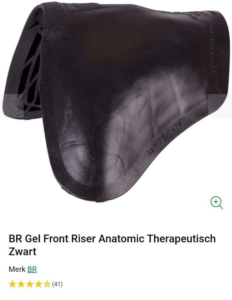 BR therapeutische front riser, BR, Ophalen of Verzenden, Zo goed als nieuw, Zadelpad