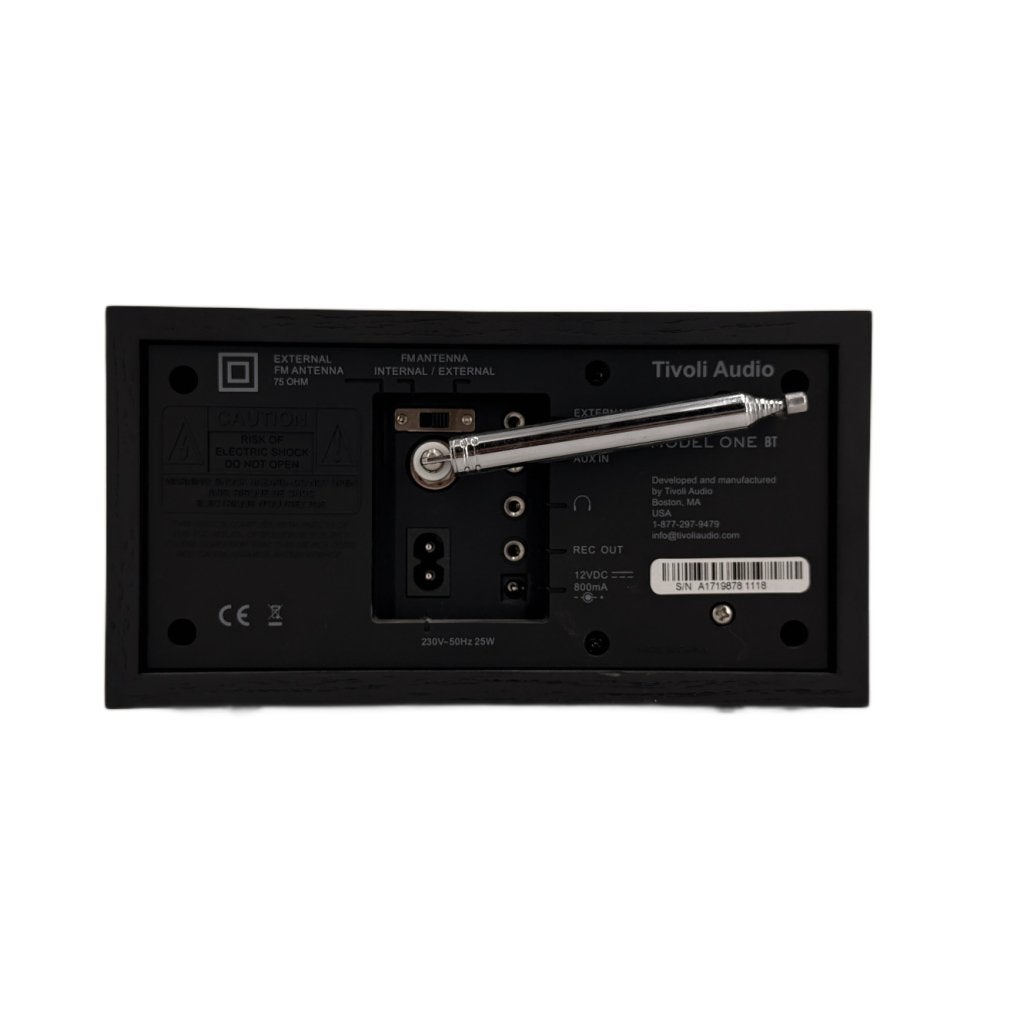 Tivoli Audio Model One BT - Zwart, Tivoli, Zo goed als nieuw, https://tivoliaudio.eu/nl_nl/contact, 160 North Washington Street, Suite 350, Boston, MA 02114, Verenigde Staten