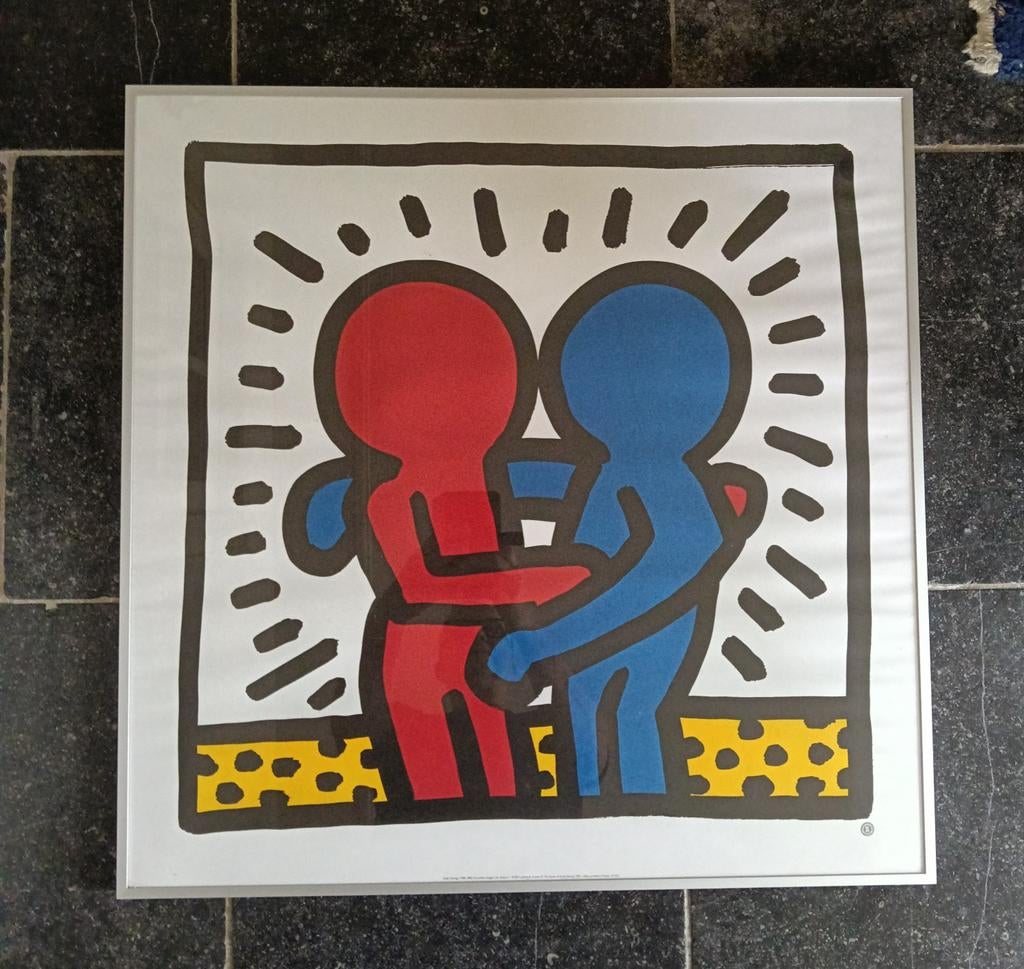 Geautoriseerde litho van Keith Haring, Ophalen