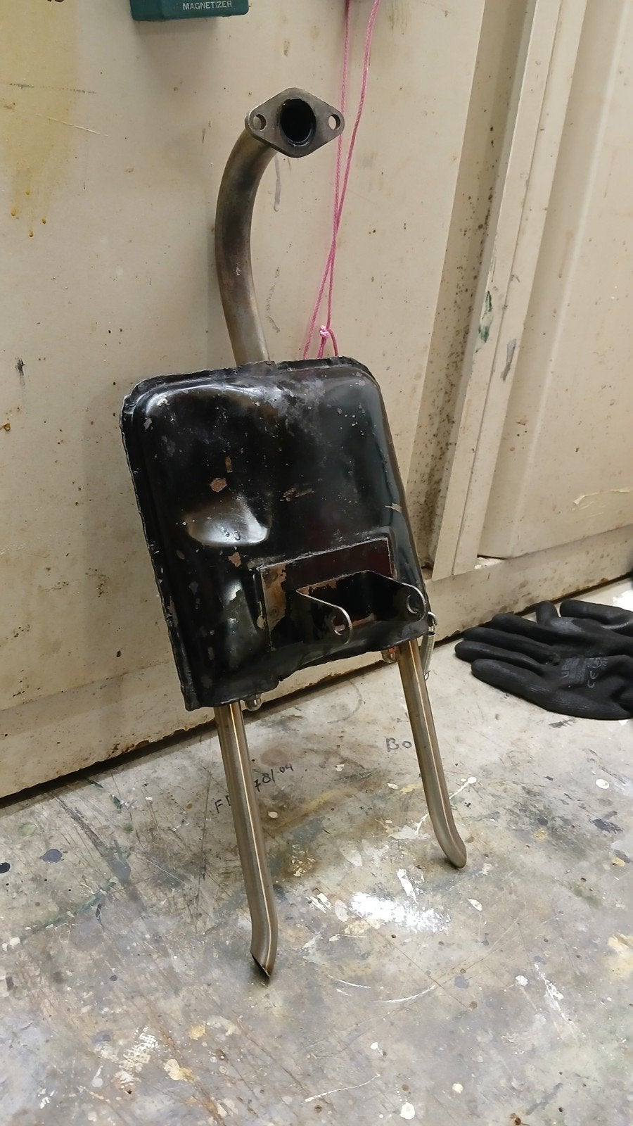 uitlaatpotje puch., Ophalen of Verzenden, Puch
