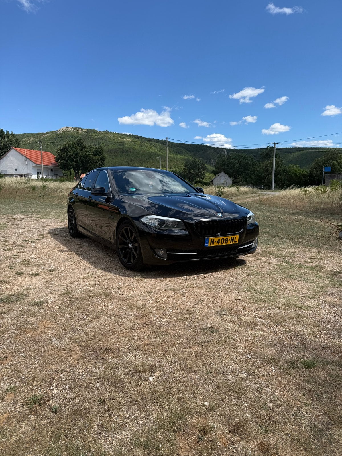 BMW 5-Serie 3.0 I 523 HUD (f10) 2010 Zwart, Auto's, 13 km/l, Achterwielaandrijving, Handgeschakeld, Sedan