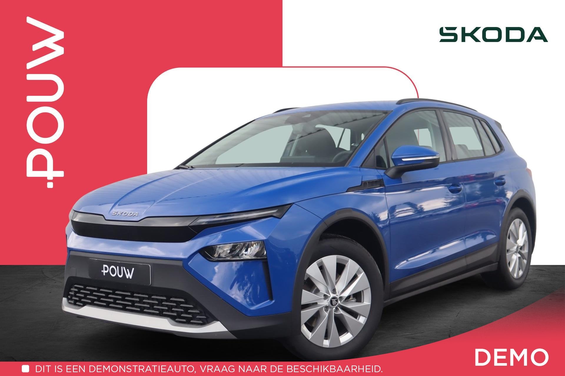 Skoda Elroq 50 170pk Selection | Climate Control | 19" Velge, Zwart, Blauw, Origineel Nederlands, Parkeersensor
