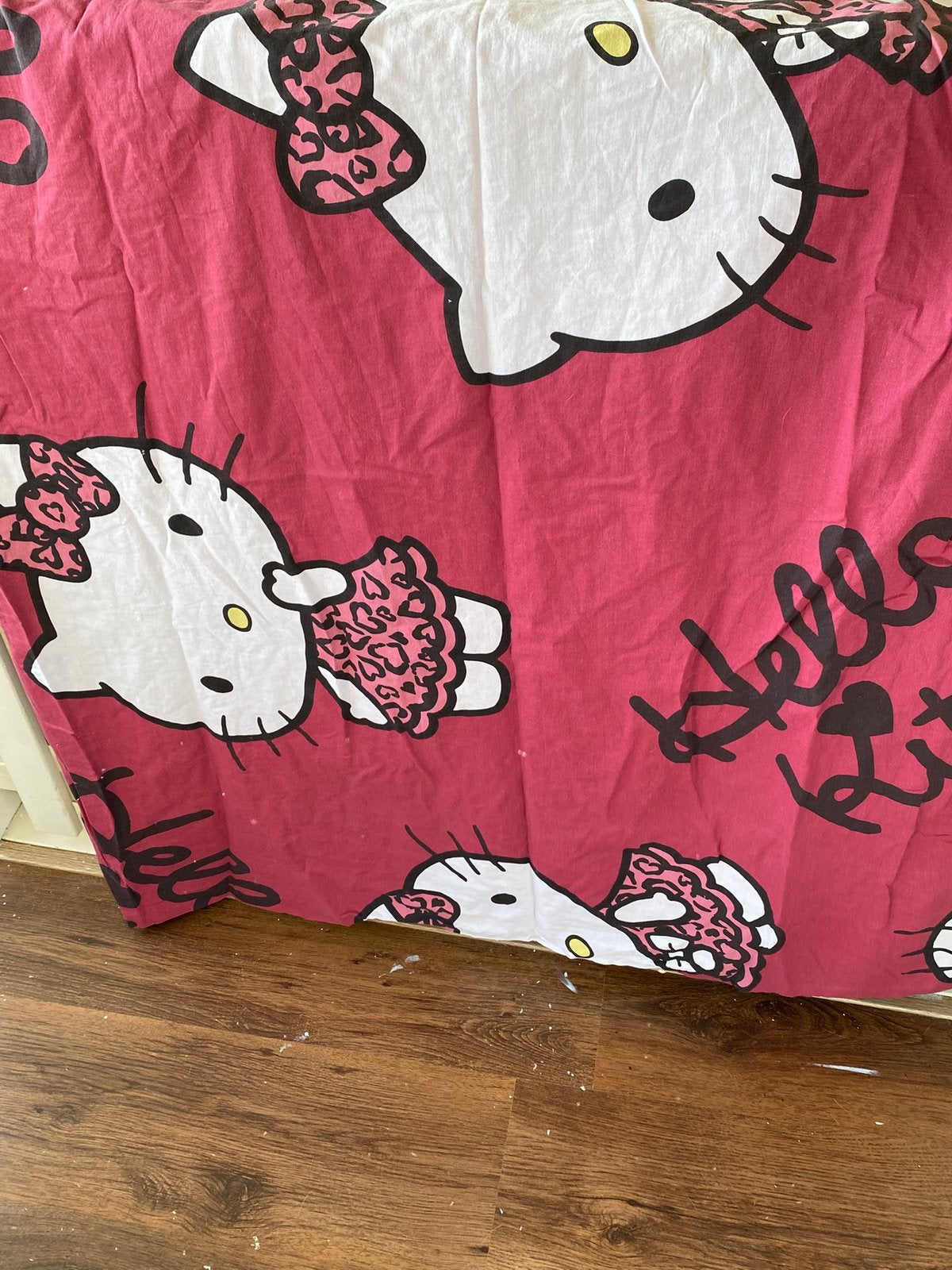 Leuke hallo kitty dekbed overtek, Meisje, Dekbedovertrek, Ophalen of Verzenden, Zo goed als nieuw