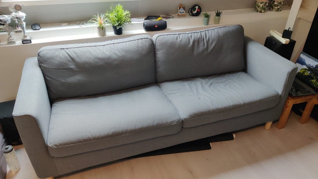 IKEA PÄRUP 3-zits bank, Ophalen, Tweepersoons, 75 tot 100 cm, Zo goed als nieuw