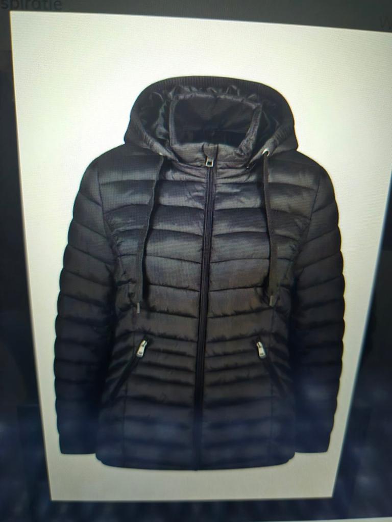 Lichtgewatteerde dames jas zwart maat 44 met afneembare capu, Kleding | Dames, Jassen | Zomer, Ophalen of Verzenden, Zo goed als nieuw