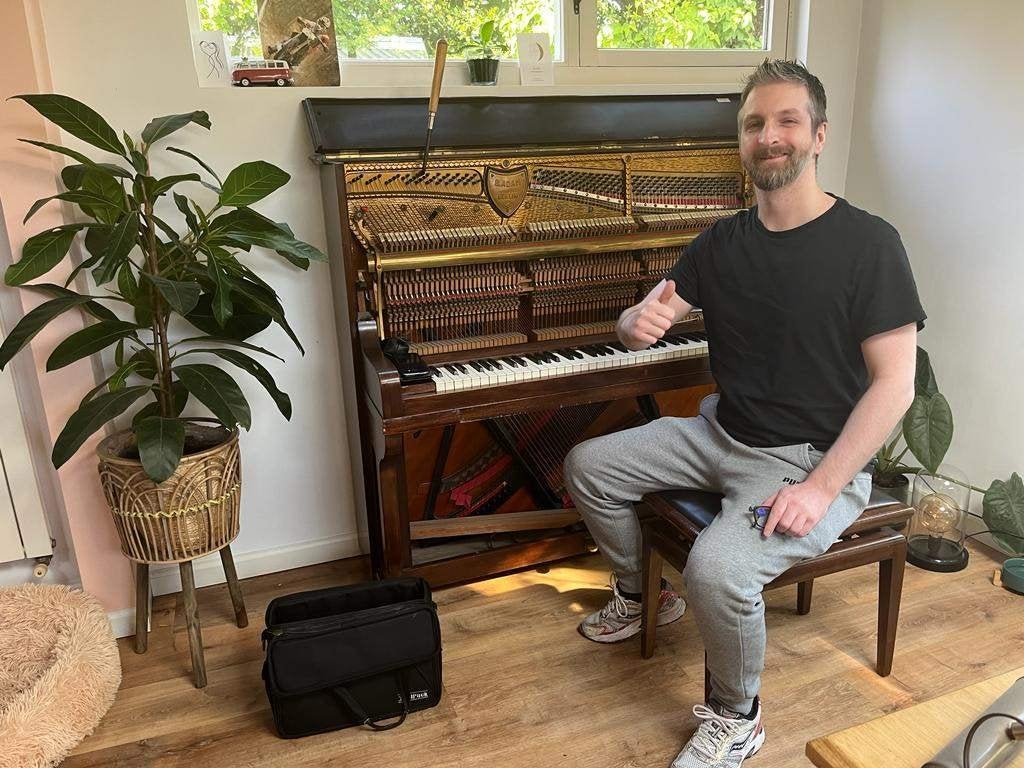 Pianostemmer Rotterdam omgeving, Muziek en Instrumenten, Ophalen, Zwart, Piano