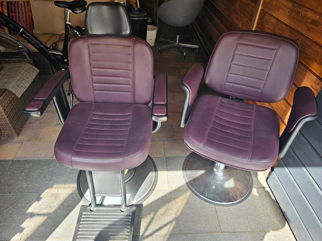 Kapperstoel (en) / salon/behandel stoelen, Auto-onderdelen, Ophalen, Gebruikt