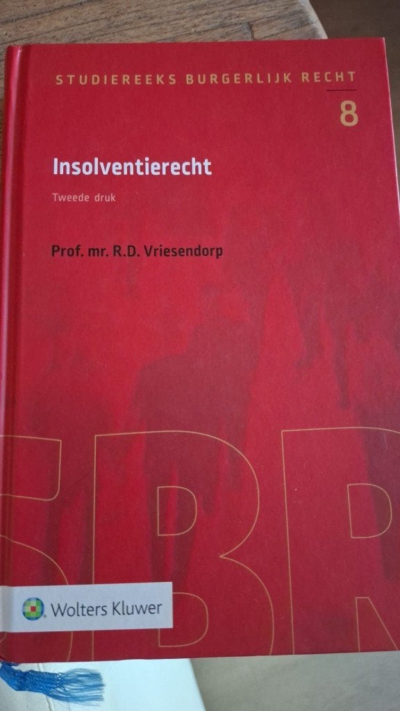 Insolventierecht, Ophalen of Verzenden, Alpha, Zo goed als nieuw, Overige niveaus