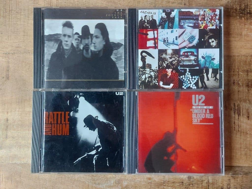 4 CD U2 - 4 cd's voor 10 euro totaal, Ophalen of Verzenden, Zo goed als nieuw