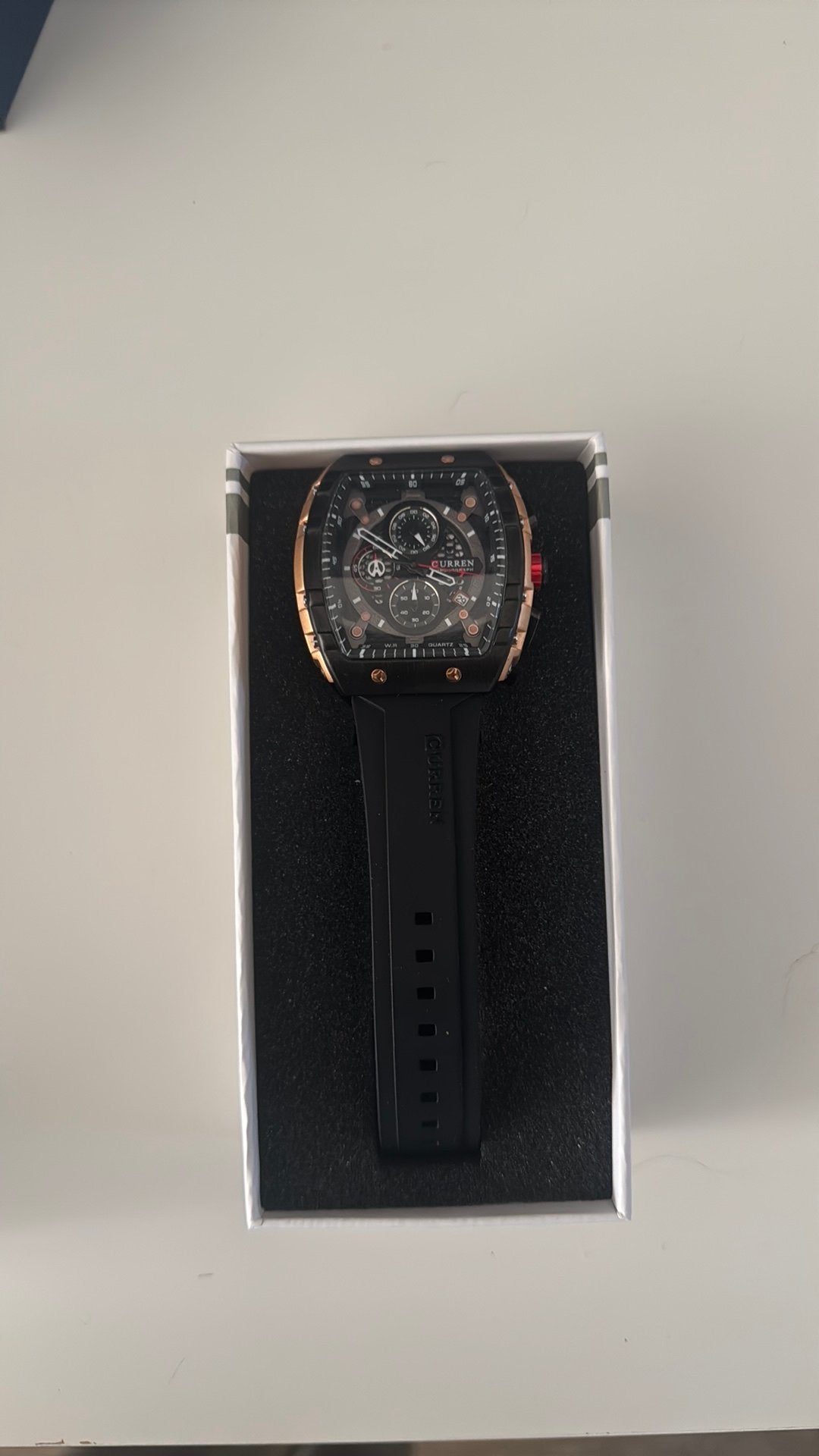 Horloge heren, Ophalen, Zo goed als nieuw, Zwart, Android