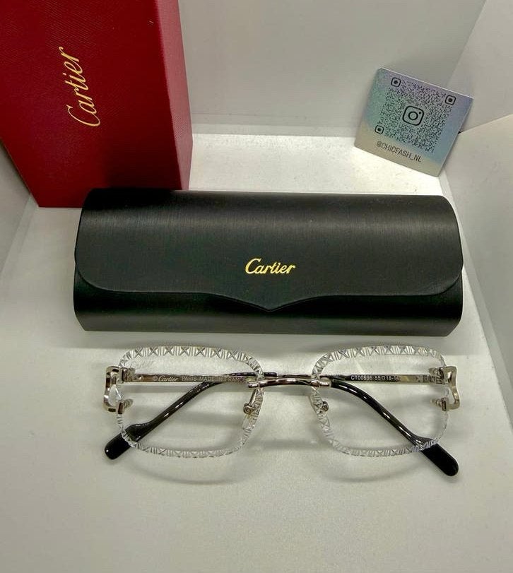 Cartier bril ice cut, Ophalen of Verzenden, Zo goed als nieuw, Bril, Overige merken
