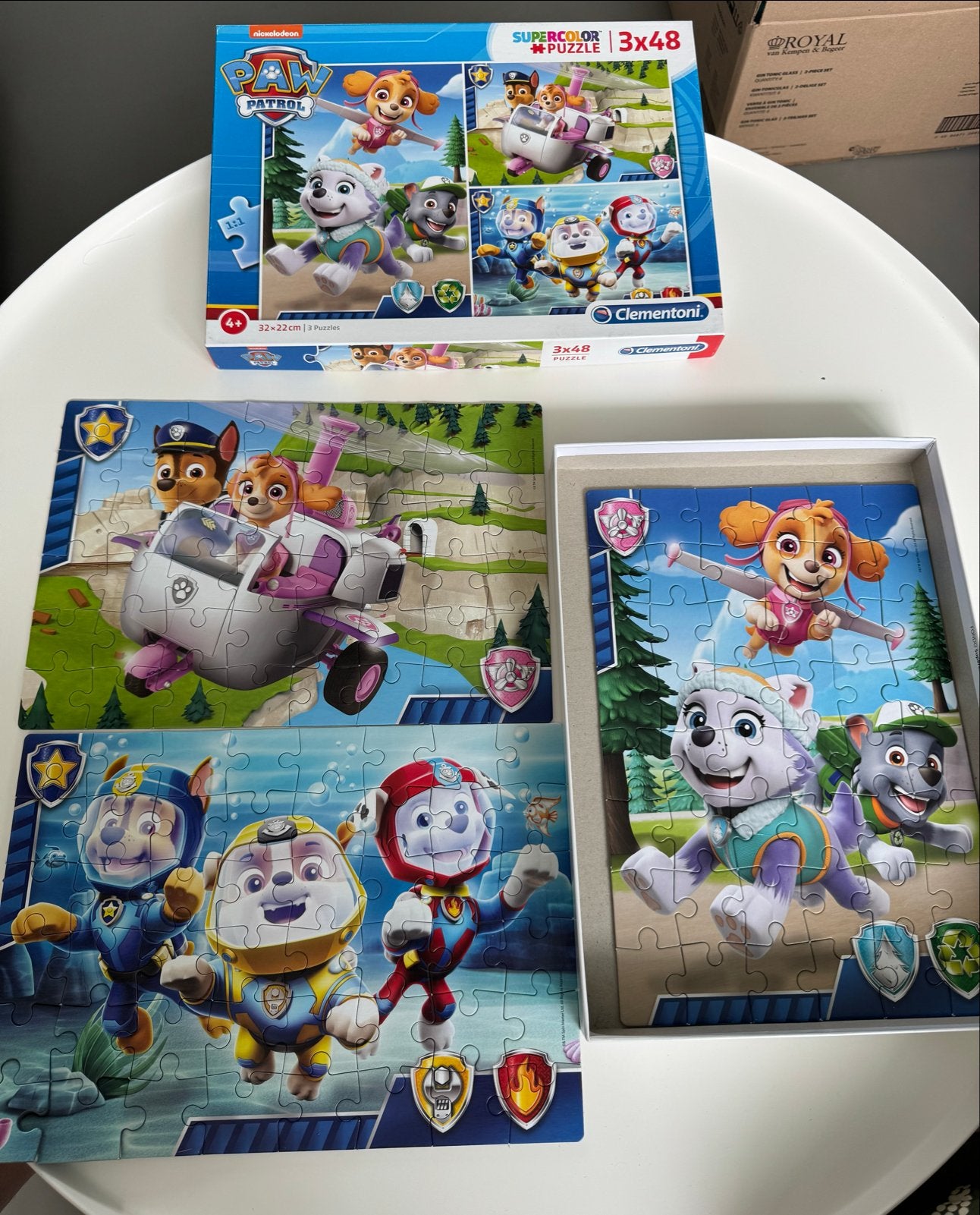Paw Patrol Puzzel Clementoni 3x48 stukjes, Ophalen of Verzenden, 10 tot 50 stukjes, Zo goed als nieuw, 4 tot 6 jaar