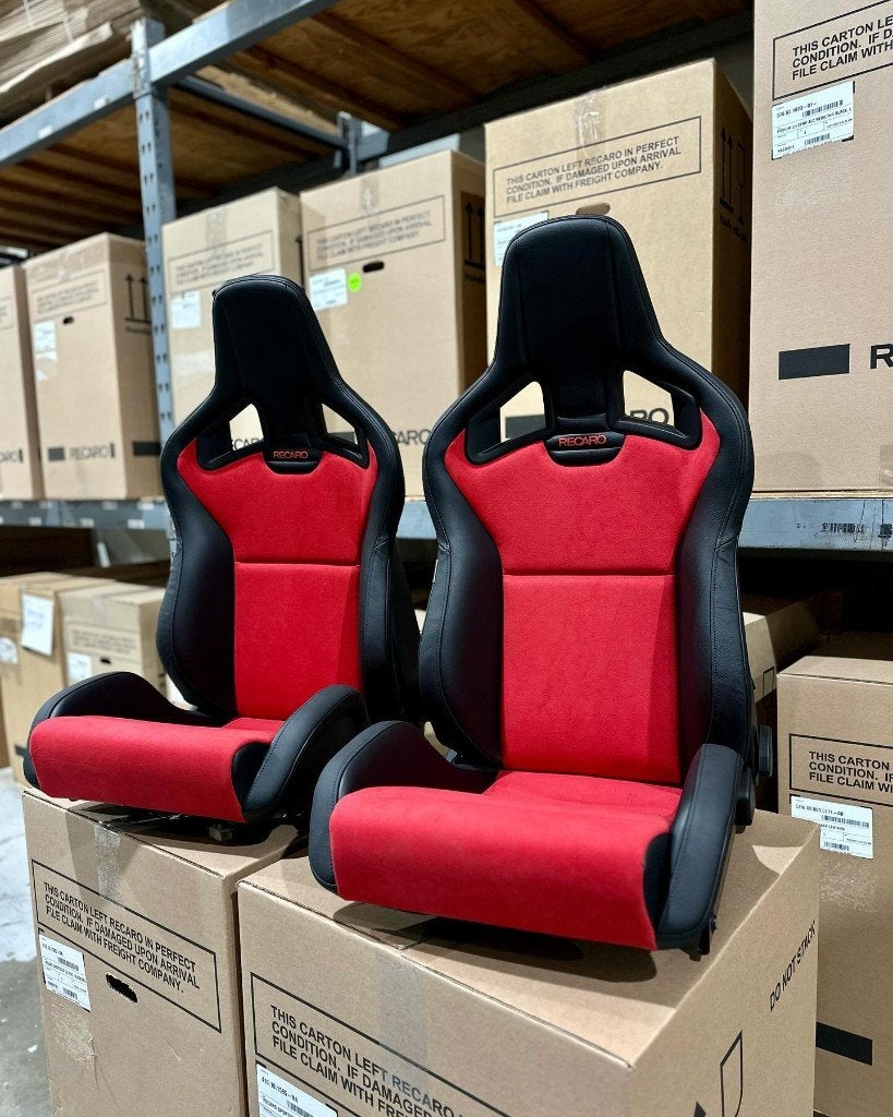 Recaro Sportster CS vinyl dinamica rood kuipstoel sportstoel, Auto diversen, Tuning en Styling, Ophalen of Verzenden