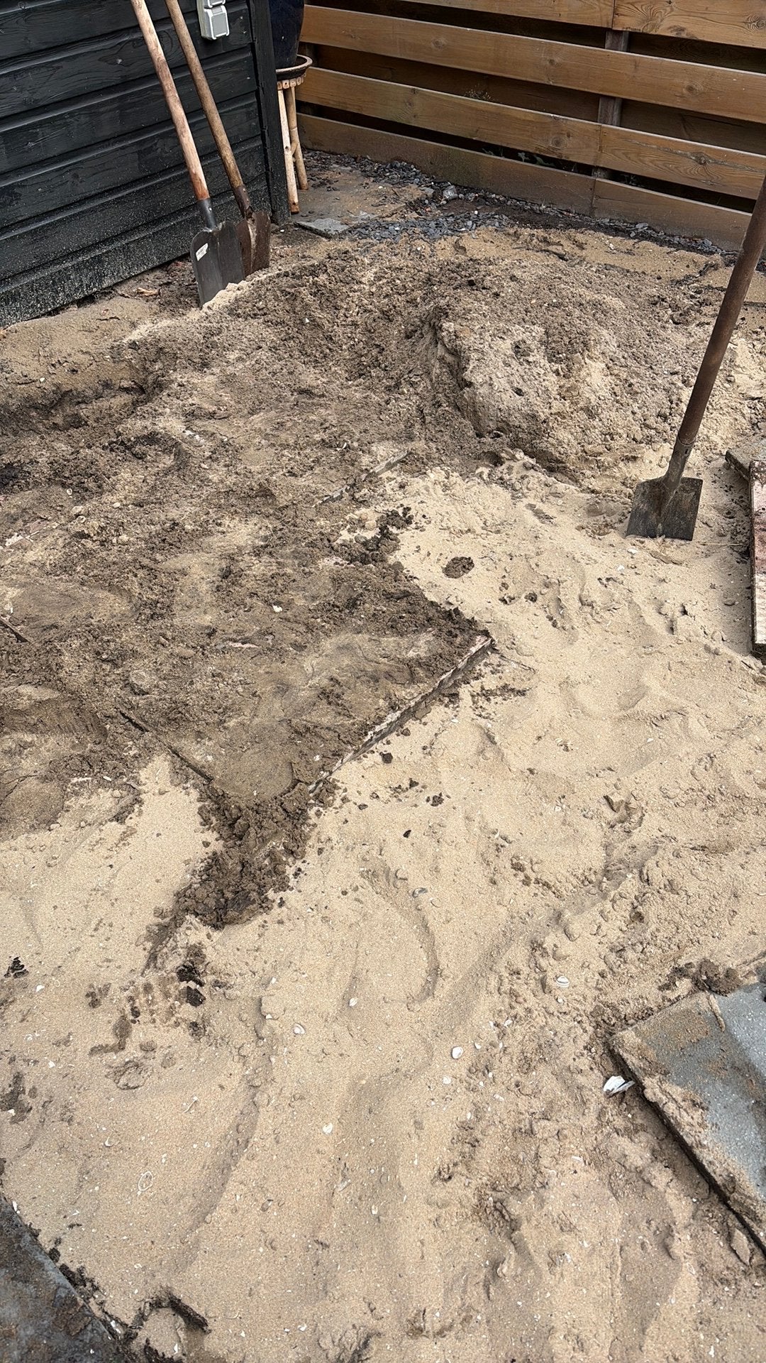 Gratis zand zo’n 8-9 kuub, Ophalen, Gebruikt, Ophoogzand