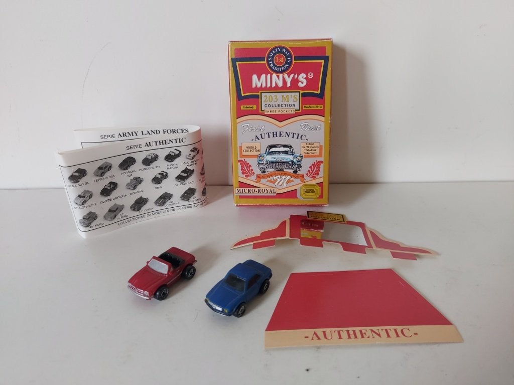 Miny's A1 203 M'S collection Mercedes SL open en SL dicht, Ophalen of Verzenden, Zo goed als nieuw, Auto