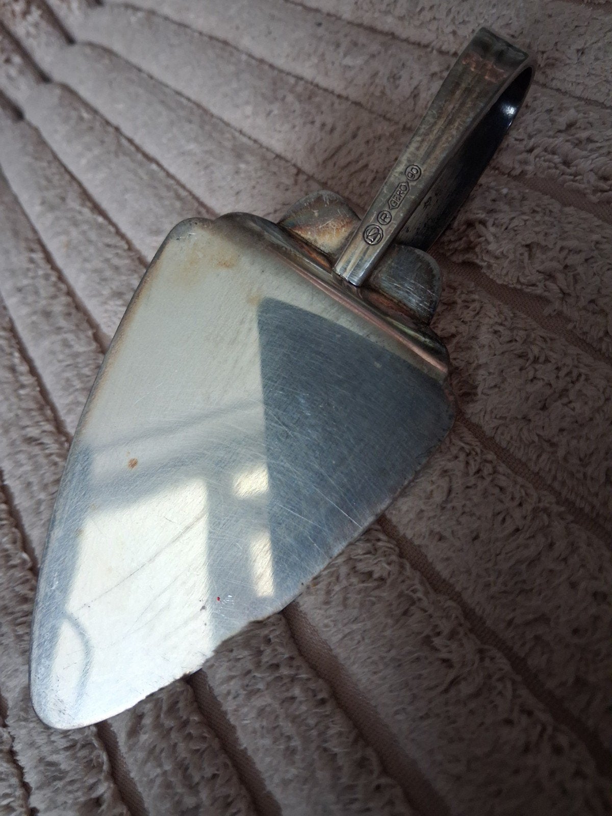 Vintage verzilverde taartschep, Antiek en Kunst, Ophalen
