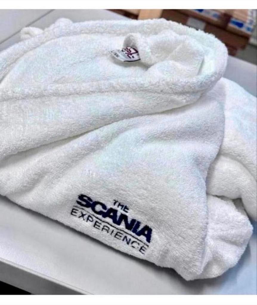 The SCANIA experience Official Merchandise Badjas XL XXL new, Kleding | Heren, Wit, Ophalen of Verzenden, H, H
