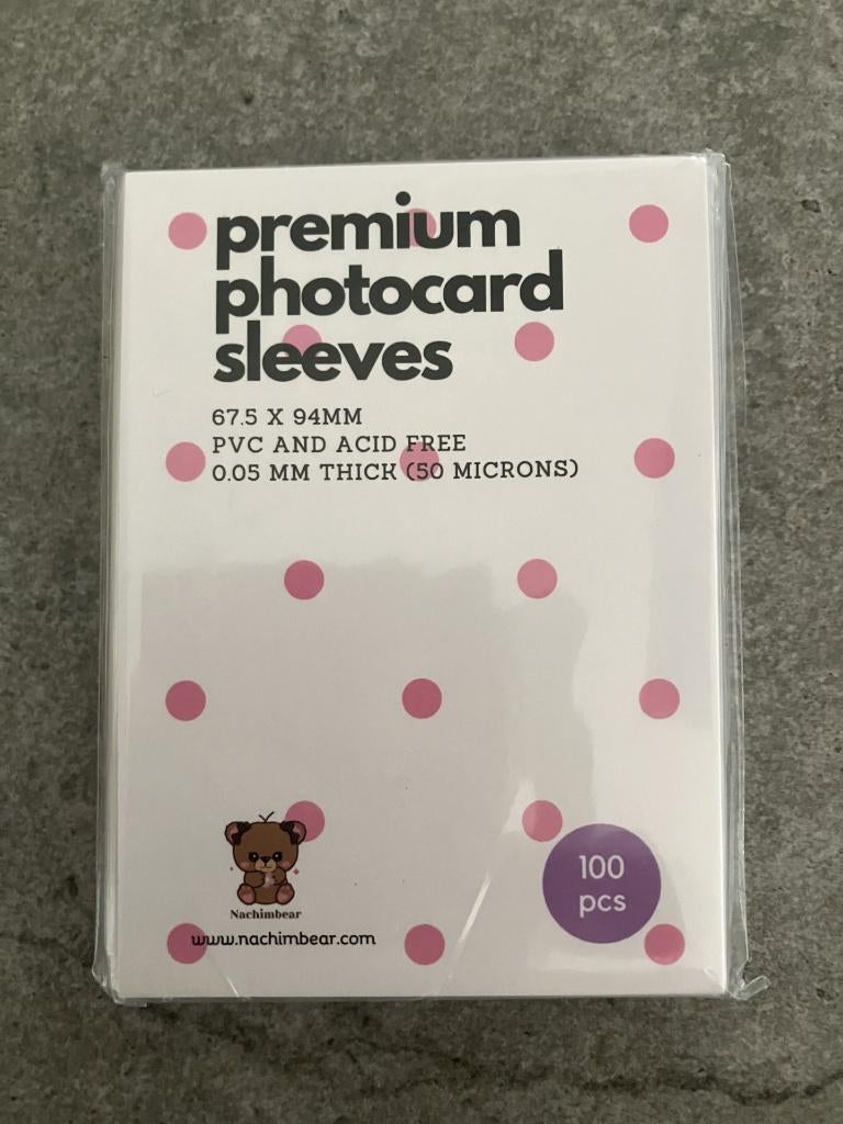 NachimBear , Photocard Sleeves, Ophalen of Verzenden, Nieuw, Foto of Kaart