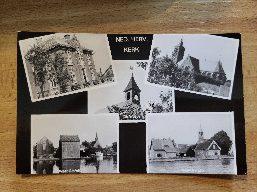 ansicht WEESP GRAFT de rijp Meerluik, Verzamelen, Ophalen of Verzenden, Voor 1920, Noord-Holland
