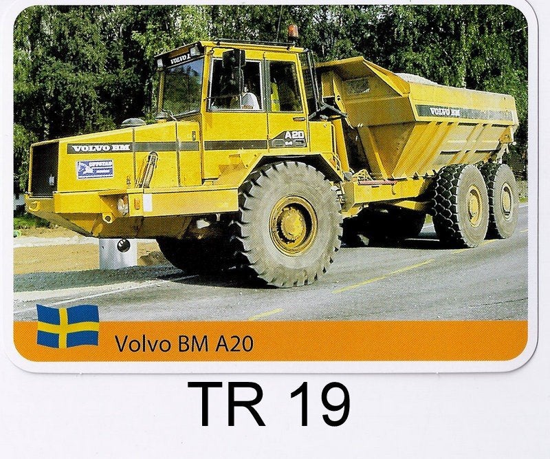 Tr19 autokaart Volvo BM A20, Verzamelen, Ophalen of Verzenden, Zo goed als nieuw, Auto's