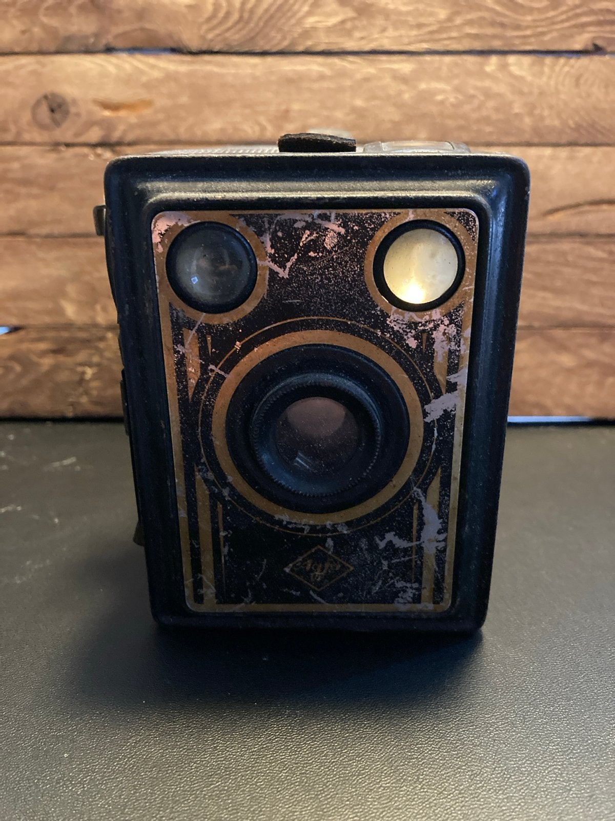 Vintage Agfa Box 44 camera - Gebruikt, Gebruikt, Compact, Ophalen of Verzenden, /