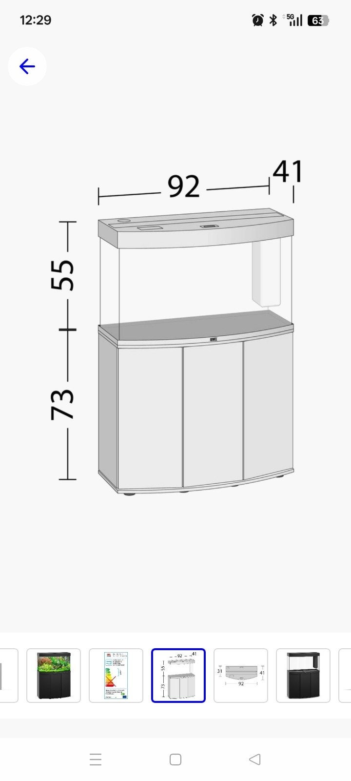 mooie Juwel aquarium met kast., Ophalen, Zo goed als nieuw, Leeg aquarium, Juwel