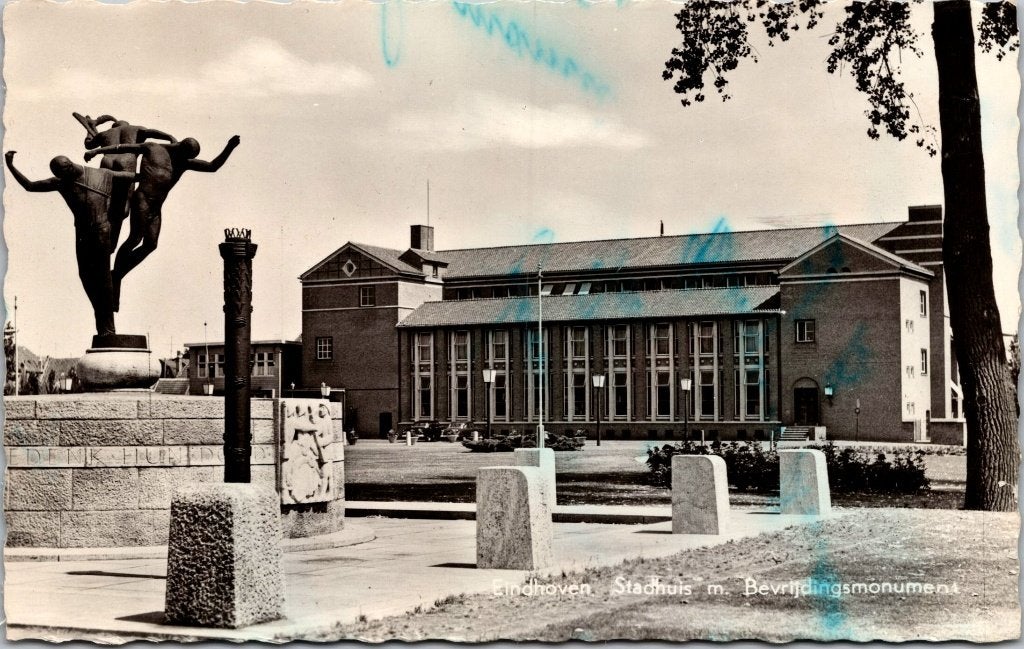 Eindhoven - 10 ansichtkaarten Stadhuis, Verzenden, 1960 tot 1980, Gelopen, Noord-Brabant