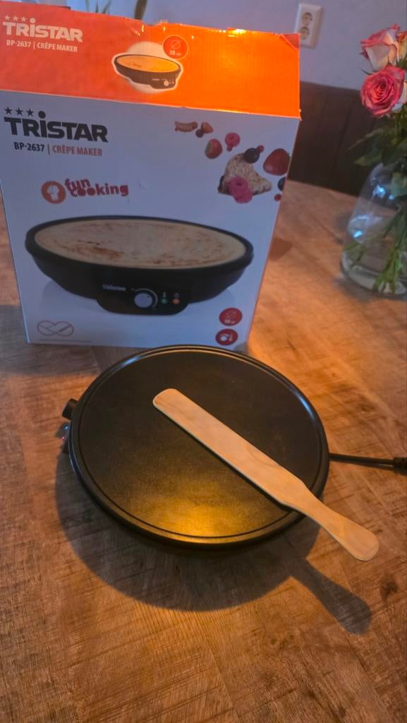 Tristar BP-2637 Crêpe maker - Zo goed als nieuw, Witgoed en Apparatuur, Overige Witgoed en Apparatuur, Ophalen