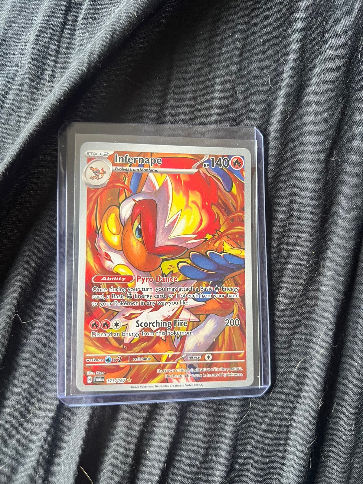 Near mint infernape!, Hobby en Vrije tijd, Verzenden, Zo goed als nieuw
