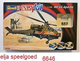 Revell 1:100 AH-64 APACHE EASYKIT 6646 modelbouw, 1:72 tot 1:144, Revell, Nieuw, Ophalen of Verzenden