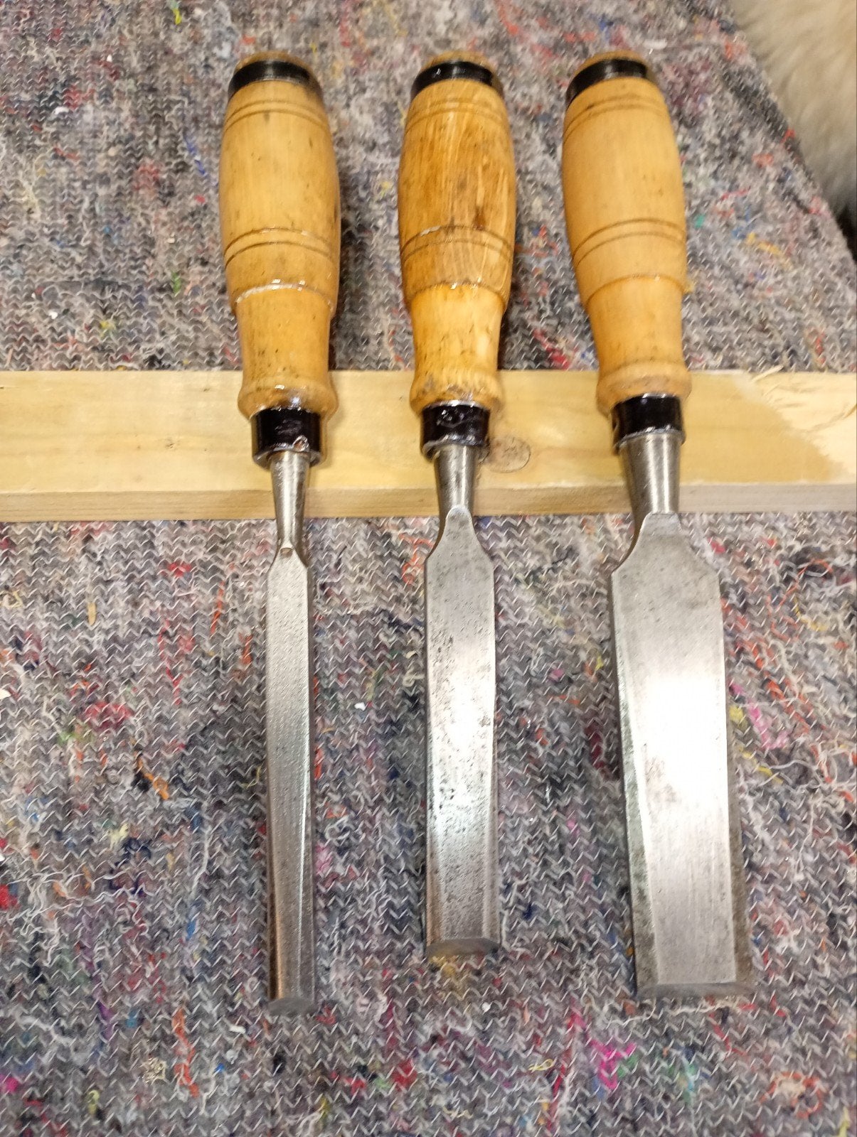 Nooitgedagt Steekbeitels Set - 12, 20, 32 mm, Antiek en Kunst, Antiek | Gereedschap en Instrumenten, Ophalen of Verzenden