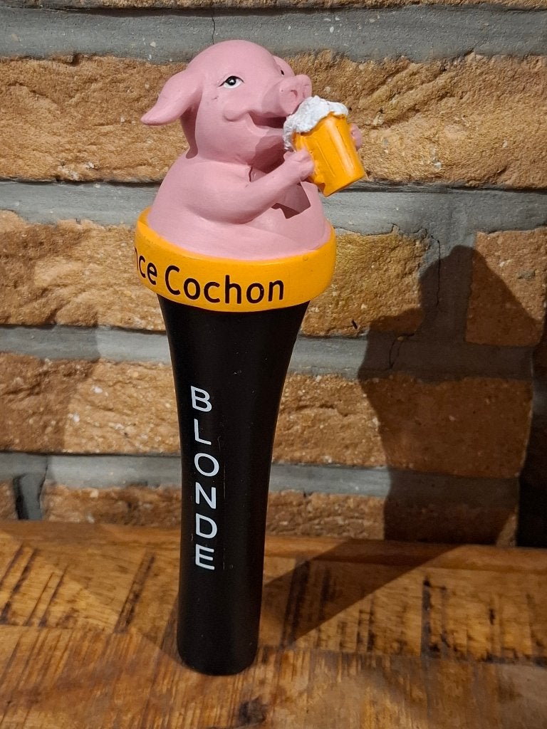 Zeer zeldzame taphendel Rince Cochon  bier, Ophalen of Verzenden, Nieuw, Overige typen, Overige merken