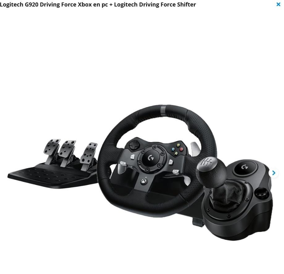 Verkoop Logitech G920 stuur + pedalen + shifter!, Spelcomputers en Games, Spelcomputers | Xbox | Accessoires, Ophalen of Verzenden