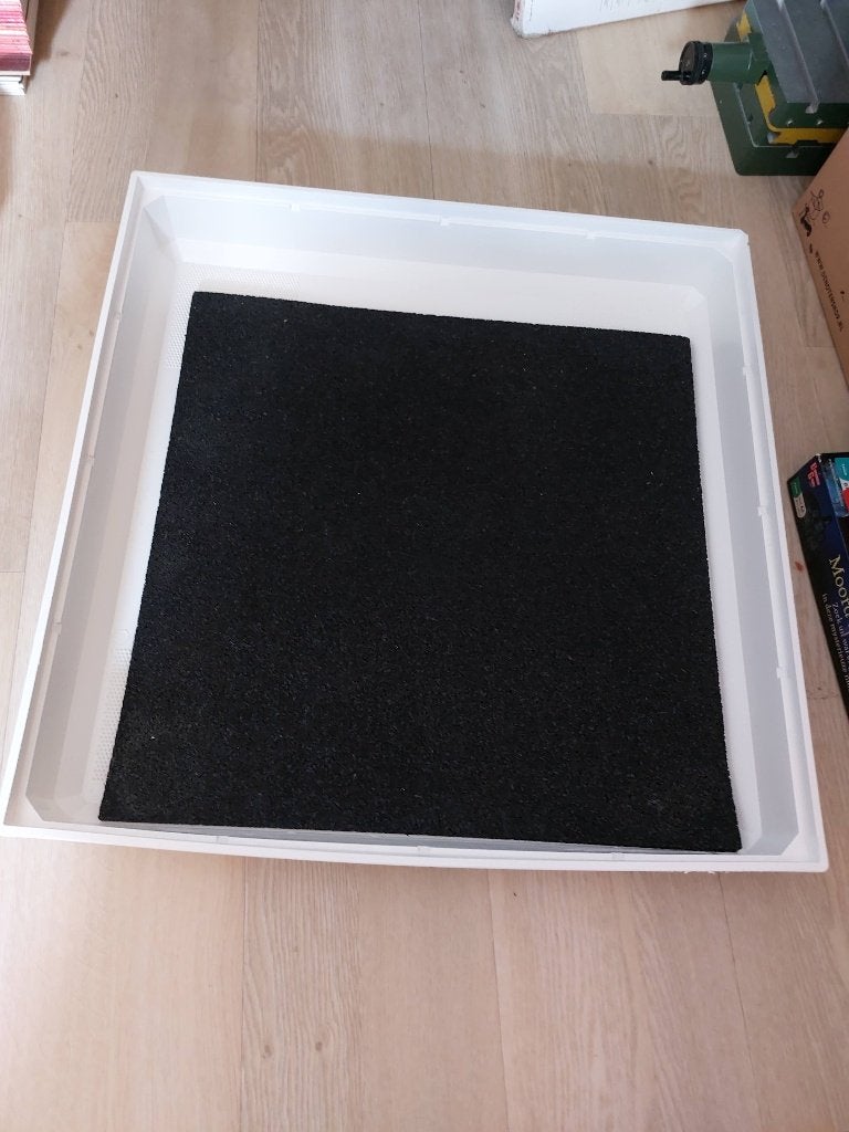 Lekbak wasmachine, Ophalen, Gebruikt